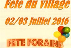 Fête du village 2016